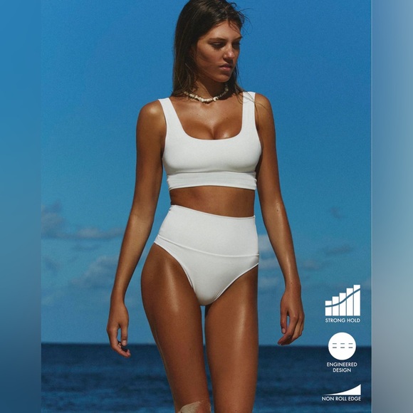 Other - NWT It’s Now Cool White Contour Bikini Size Small